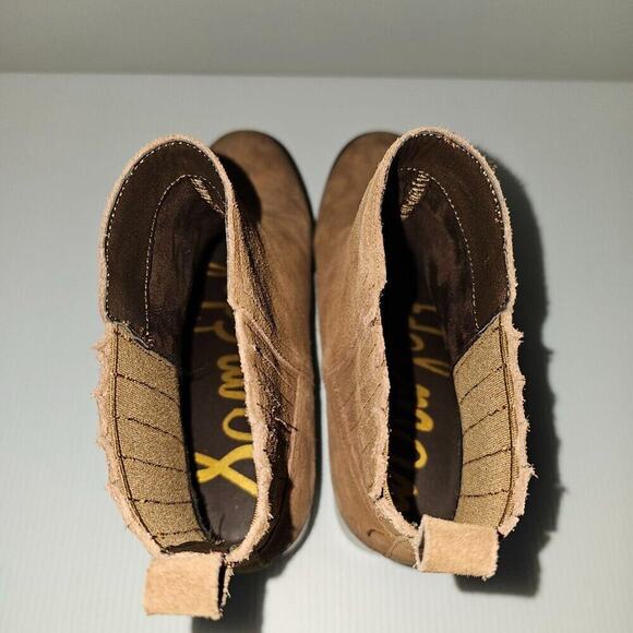 Sam Edelman Kaiti Zip Ankle Bootie Womens 7.5 Brown Suede Low Heel Western NEW - Picture 10 of 13